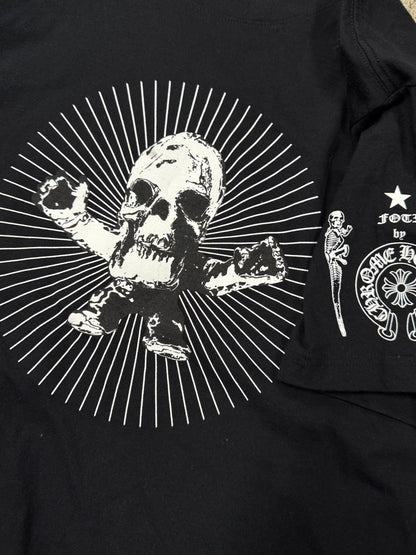 Chrome Hearts ‘Foti’ Skull Black Graphic T-Shirt