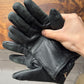 Chrome Hearts ‘Dagger Zip’ Lambskin Leather Gloves