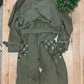 SS2022 Balenciaga ‘Artist’ Painted Military Canvas Trench Coat