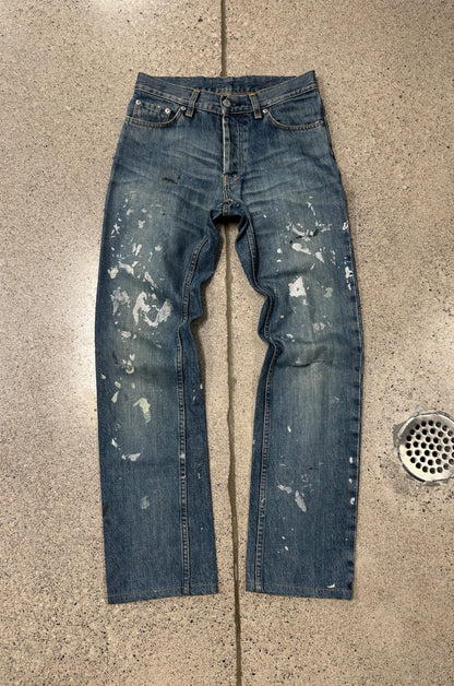 Vintage 1998 Helmut Lang Classic Blue Wash ‘Painter Jeans’