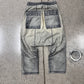 Rick Owens ‘Smoke Wash’ DRKSHDW Drop Crotch Pod Shorts