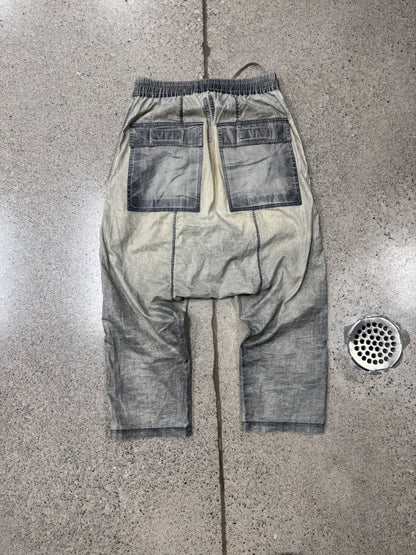 Rick Owens ‘Smoke Wash’ DRKSHDW Drop Crotch Pod Shorts