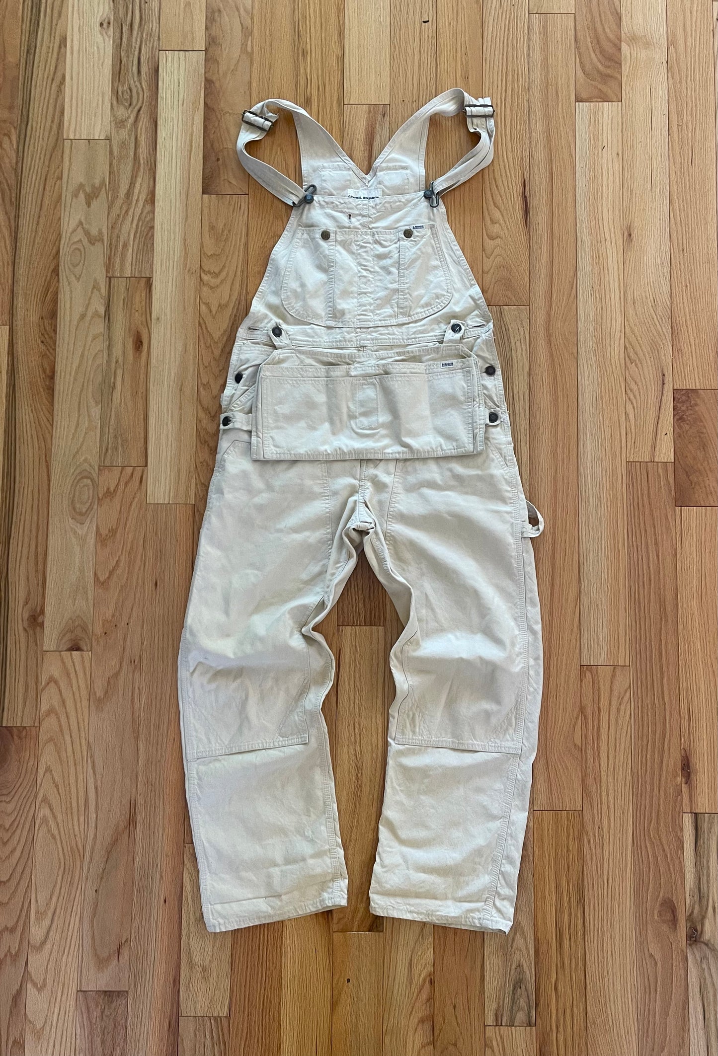 1998 General Research Parasite Pocket Cream White Overalls