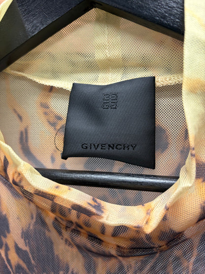 AW2021 Givenchy by Matthew Williams ‘Marble Sun’ Mesh Long Sleeve Shirt