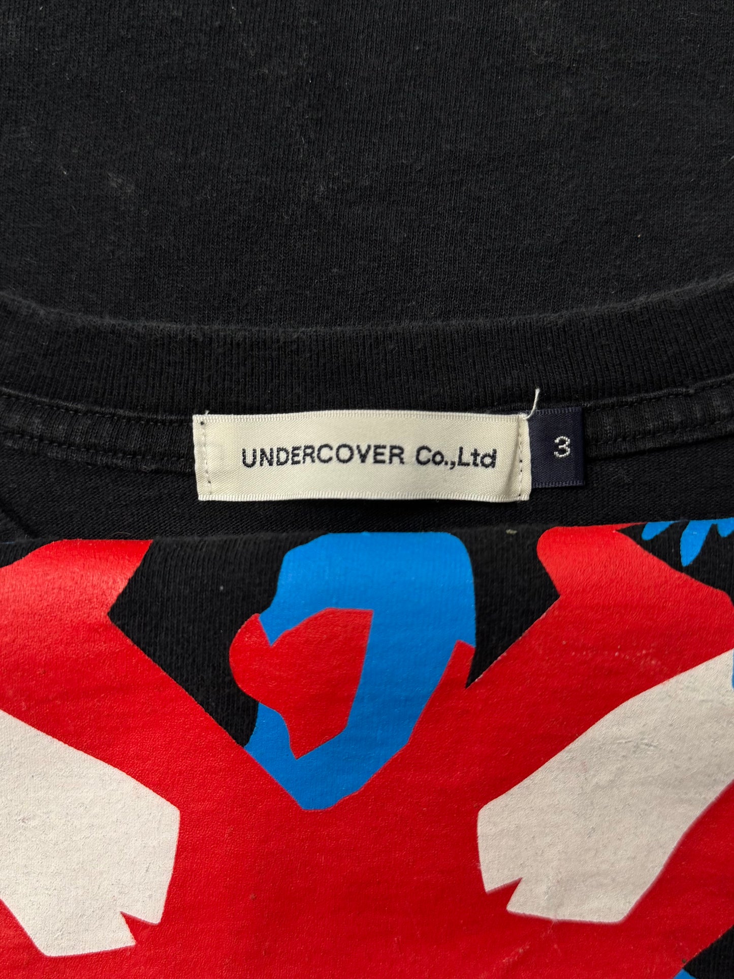 SS2019 Undercover ‘Vampires’ Black Graphic T-Shirt