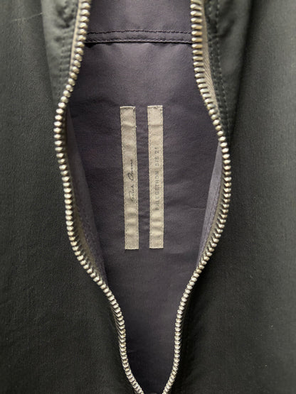 AW2021 Rick Owens ‘Phlegethon’ Black/Plum Reversible Bomber Jacket