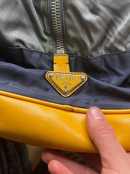 Prada Nylon Two-Way Zip Duffle/Travel Bag