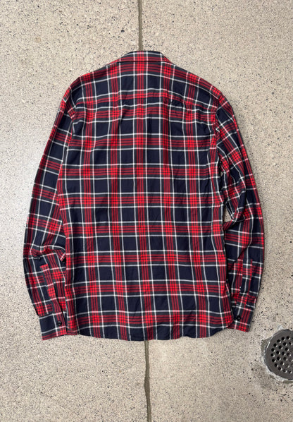 Givenchy Tartan Plaid ‘Cross’ Button Down Shirt