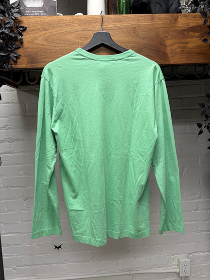 Comme Des Garçons Shirt ‘Minimal Logo’ Long Sleeve Shirt