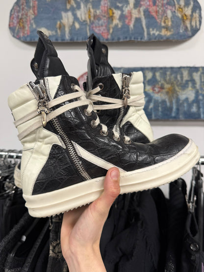 Chrome Hearts x Rick Owens Genuine Crocodile Leather Geobaskets
