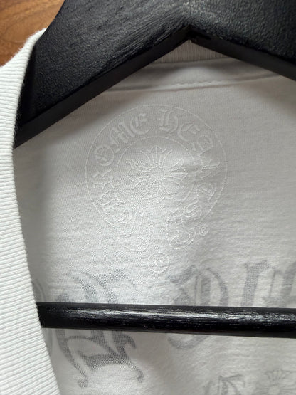 Chrome Hearts White Scroll Logo T-Shirt