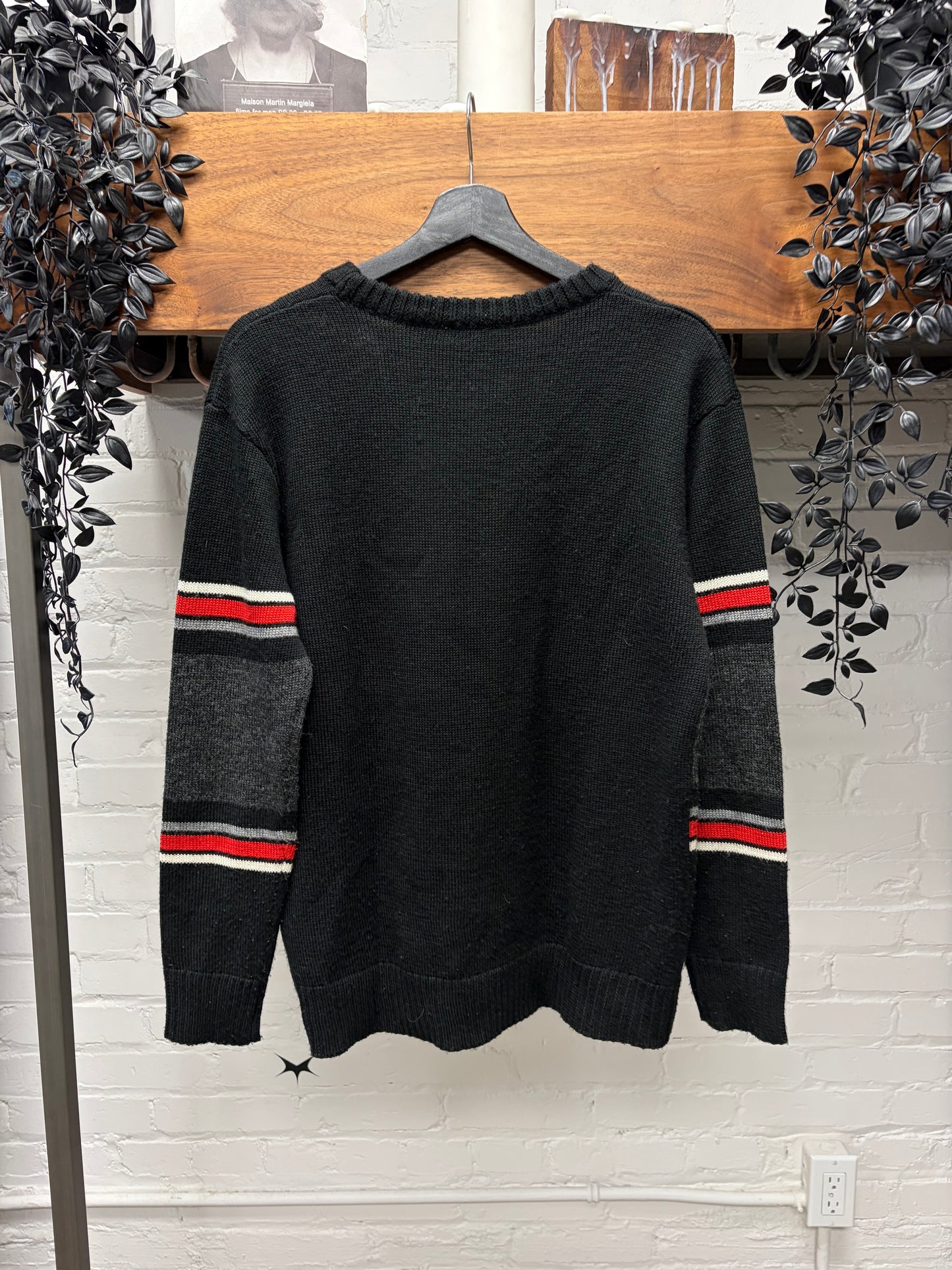 SS2016 Saint Laurent by Hedi Slimane ‘Surf Sound’ T-Rex Knit Sweater
