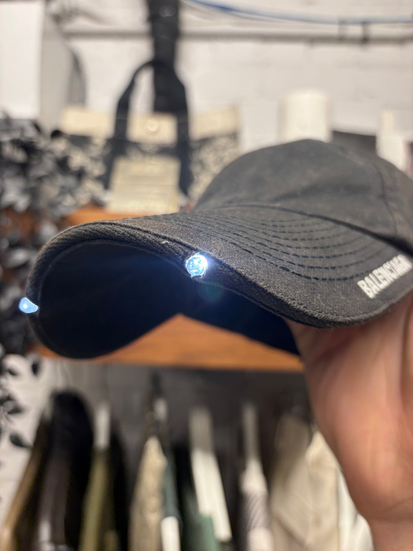 Balenciaga L.E.D. ‘Flashlight Brim’ Chargeable Baseball Cap