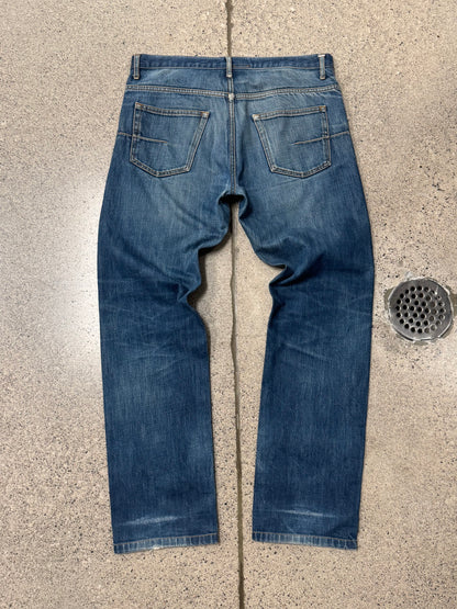Dior Homme ‘Natural Fade’ Blue Washed Skinny Denim