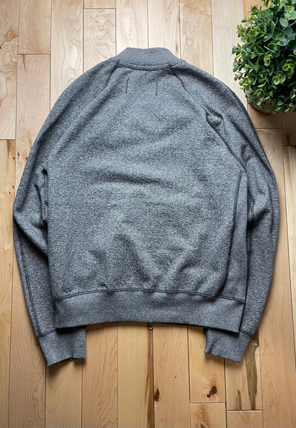 Reigning Champ Heather Grey Zip Up Sweatshirt/Bomber Jacket