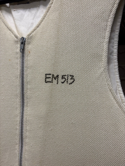 SS1999 Helmut Lang White ‘Badge ID’ Tactical Gilet Vest