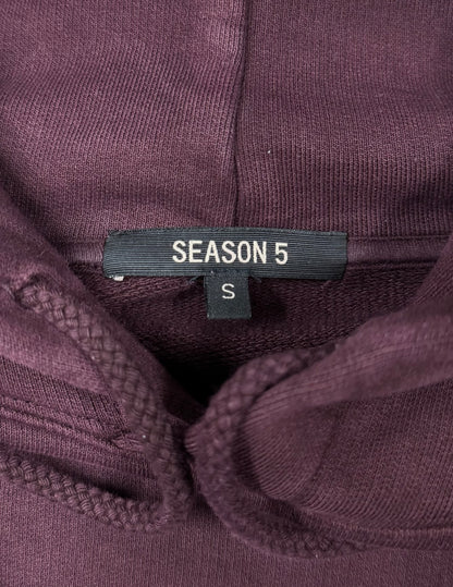 Yeezy Season 5 Heavyweight ‘Maroon’ Oversized Pullover Hoodie