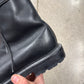 Stone Island x Diemme Black Leather Combat Boots