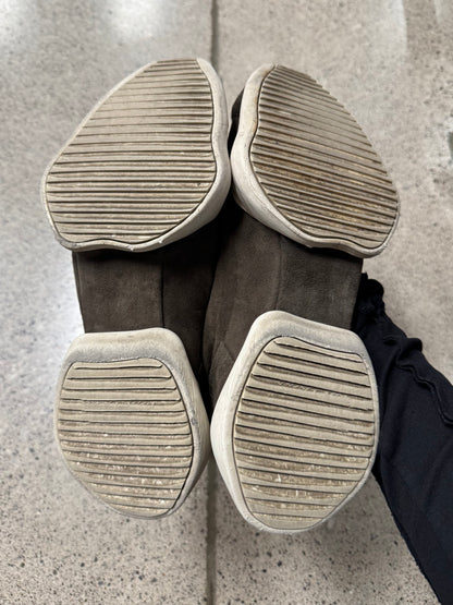 Rick Owens x Adidas ‘Dust’ Brown Suede Sock Runners