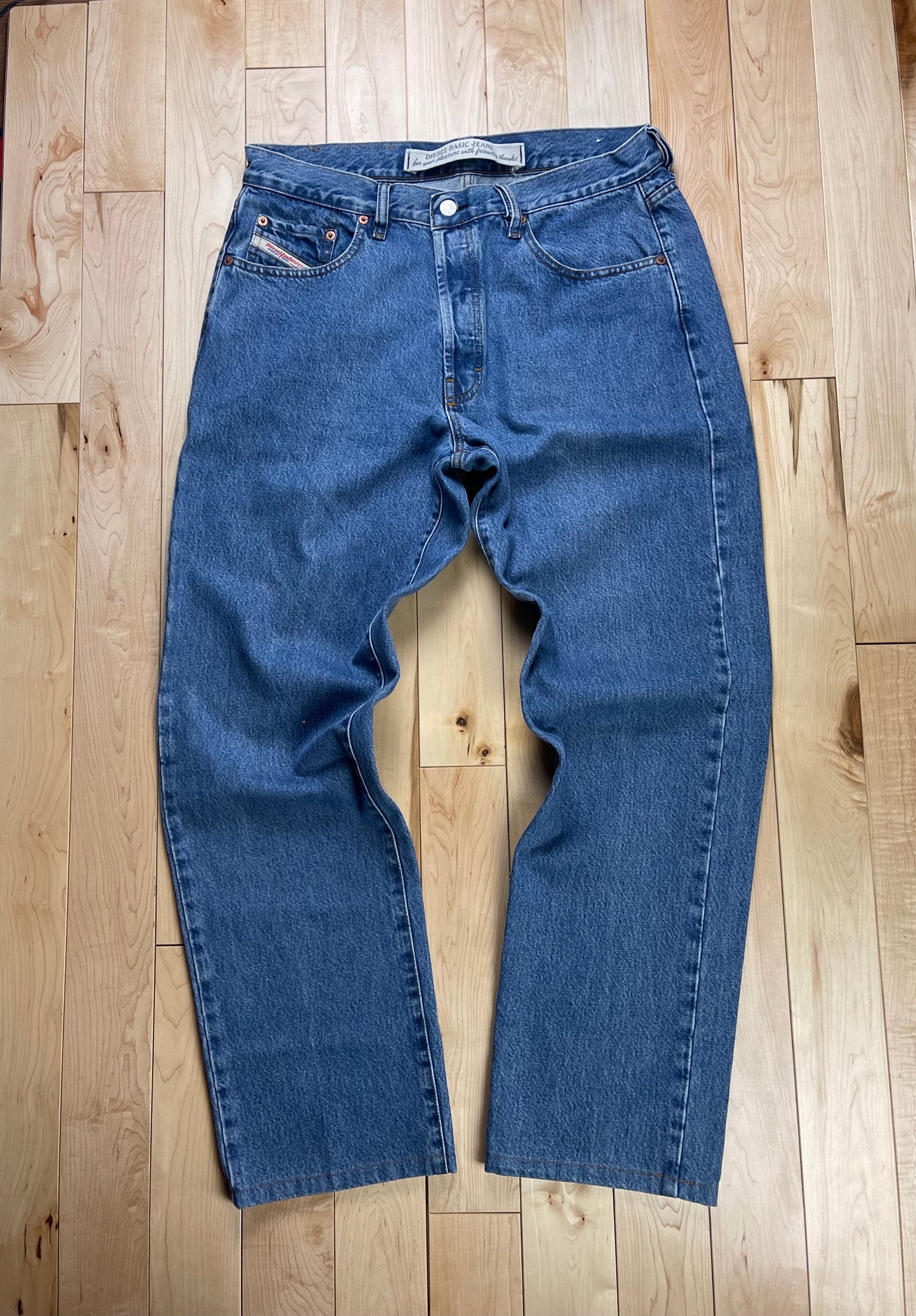 Diesel Bootcut Washed Blue Denim