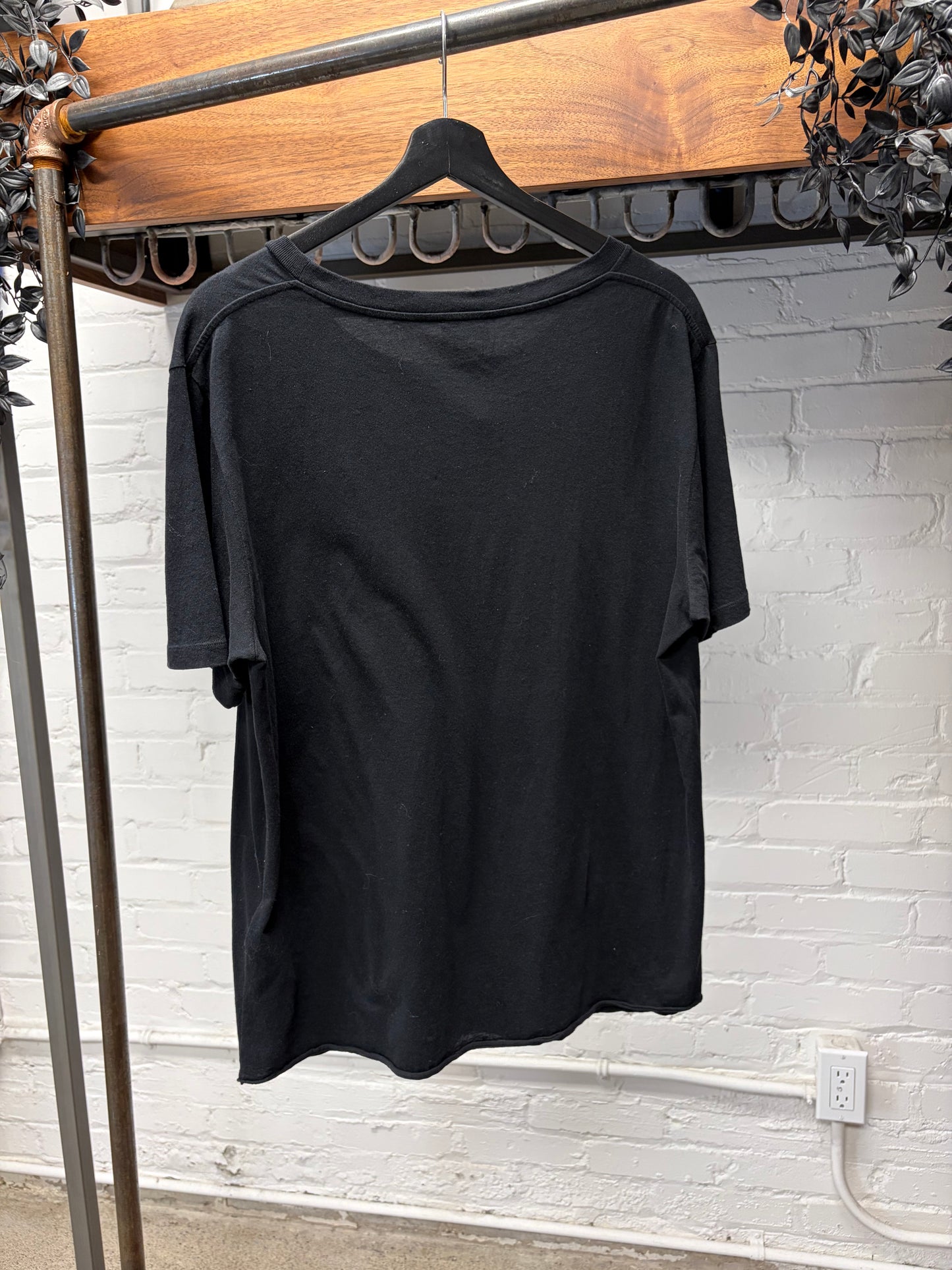 SS2018 Saint Laurent ‘Eiffel Tower’ Black Graphic T-Shirt