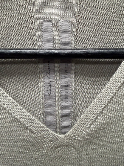 AW2018 Rick Owens ‘Sisyphus’ Pearl Layered Knit Sweater
