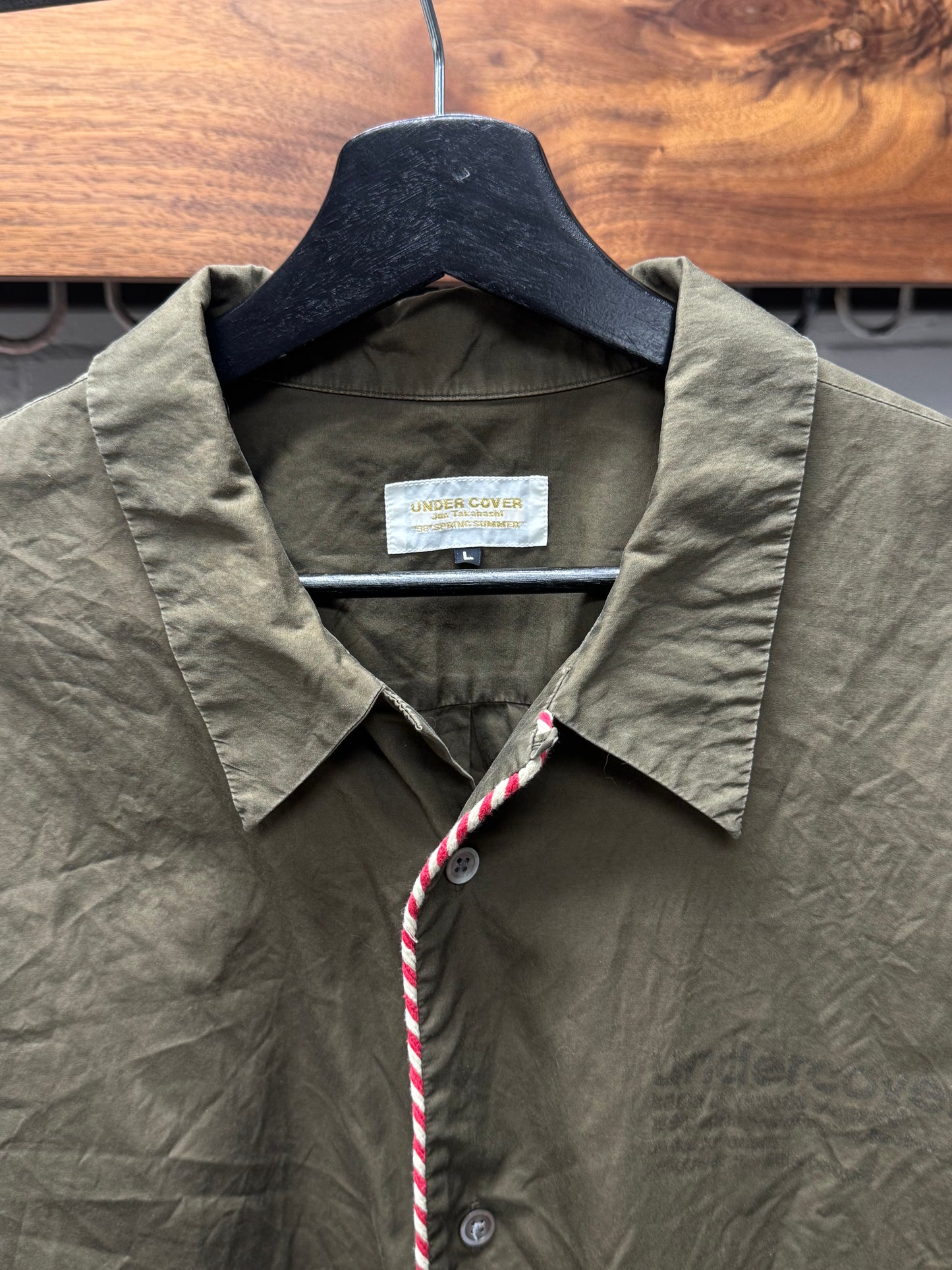 SS1998 Undercover ‘Rope Finish’ Camp Collar Shirt