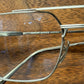 Chrome Hearts ‘Magnum II’ Silver Aviator Frame Glasses