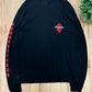 Chrome Hearts ‘Dagger’ Logo Red/Black Long Sleeve Shirt