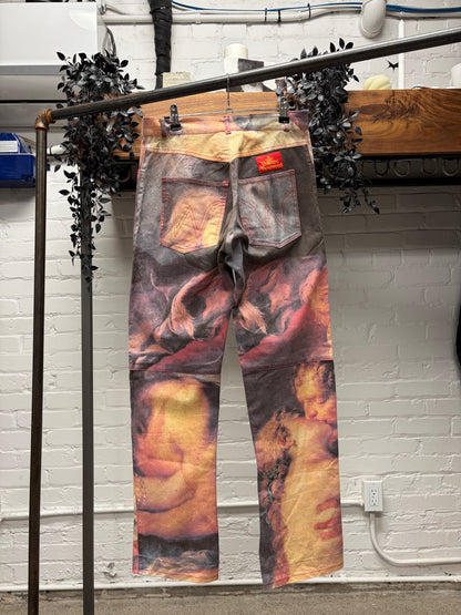 AW1993 Vivienne Westwood ‘Hercules & Omphale’ Full Print Denim