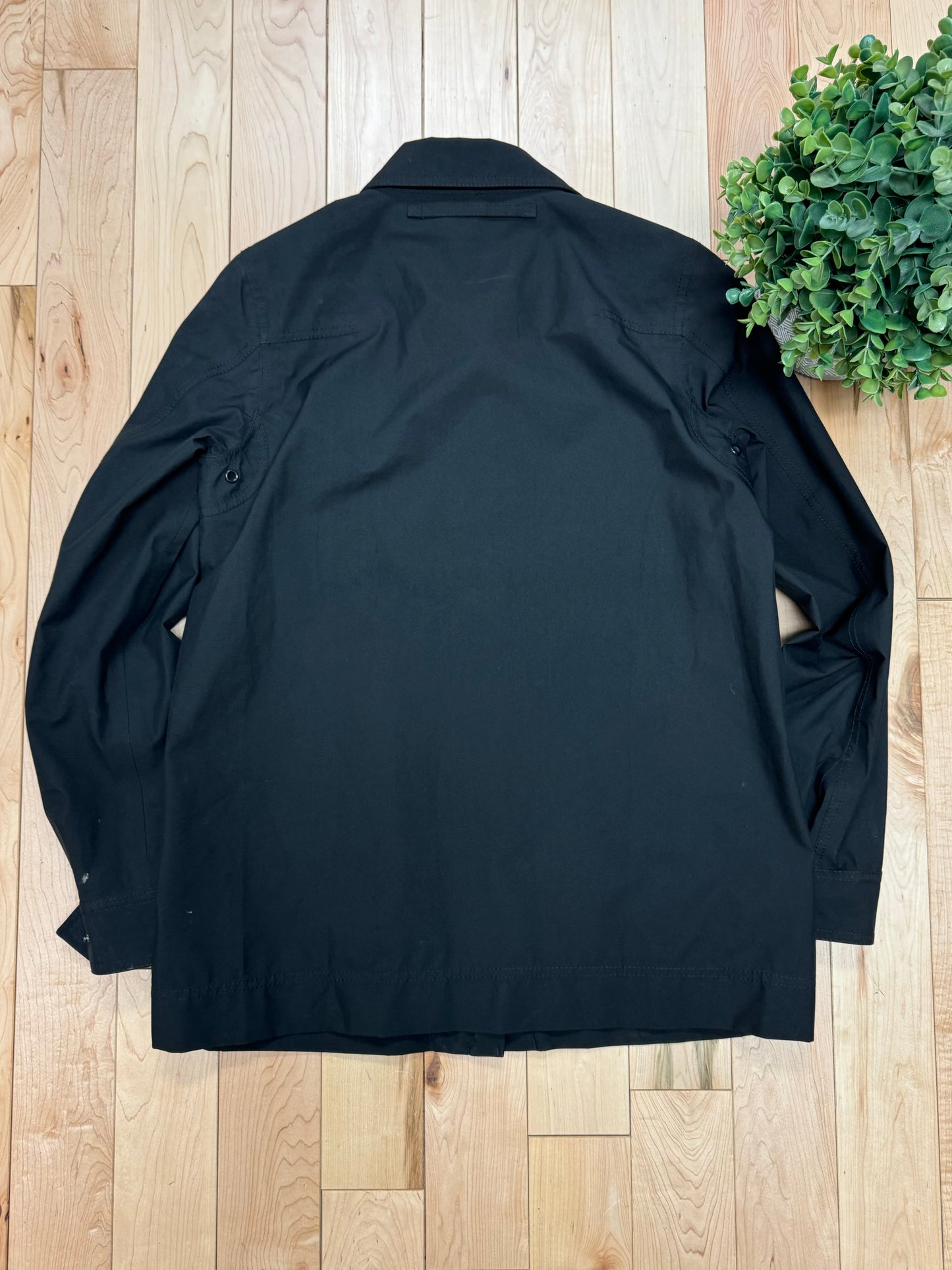 2000s Prada Goretex Black Collared Shell Jacket