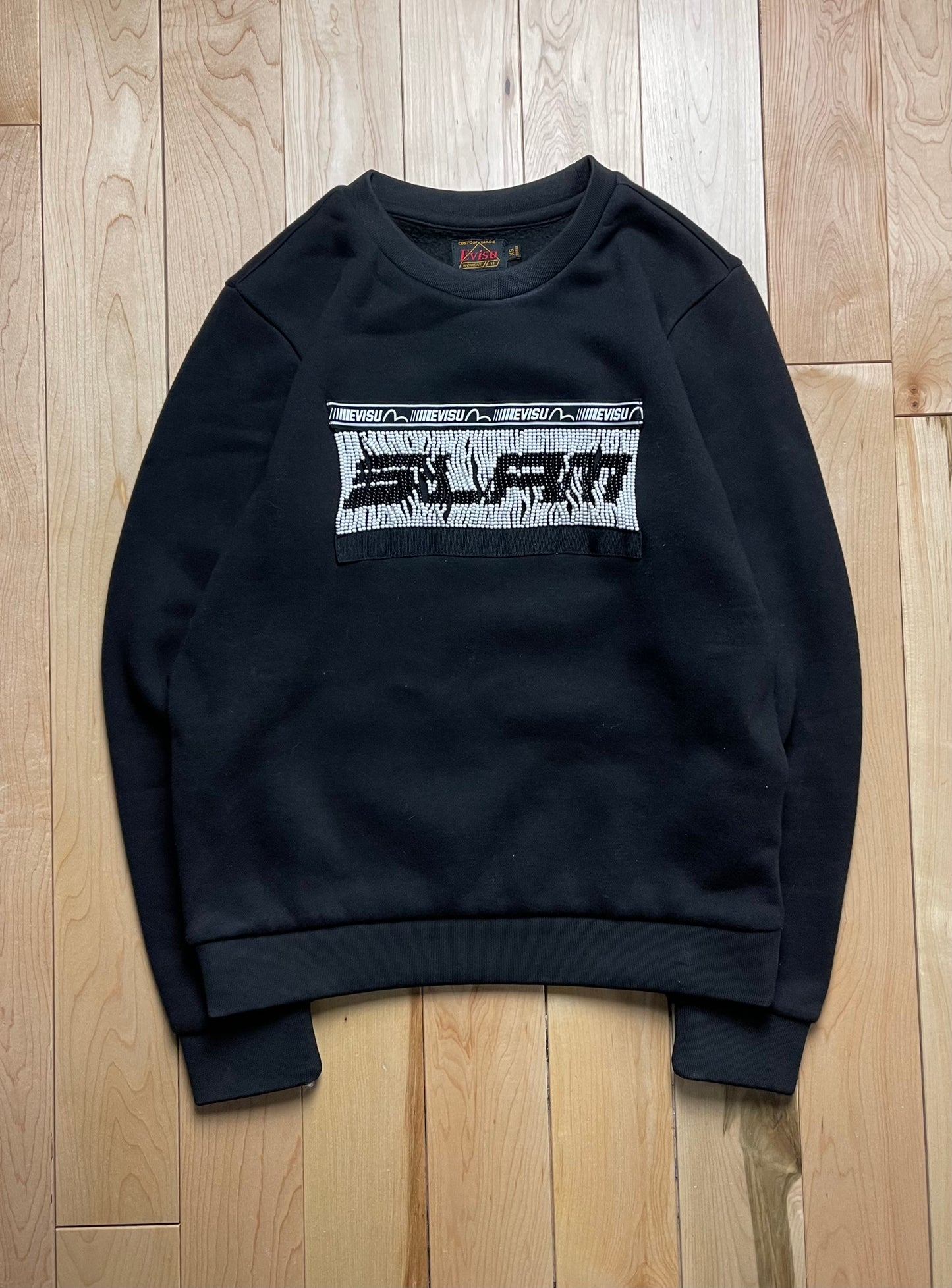 Evisu Slam Racing Black Sweatshirt