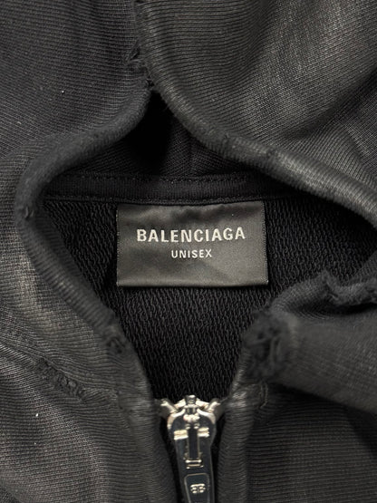 AW2022 Balenciaga ‘Gaffer’ Mudshow Zip-Up Hoodie