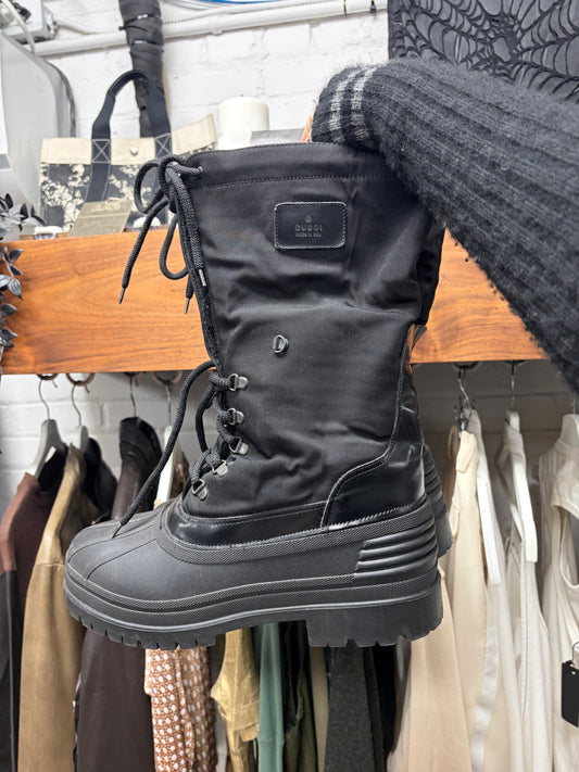 Vintage Gucci by Tom Ford Canvas/Rubber Duck Hunting Boots