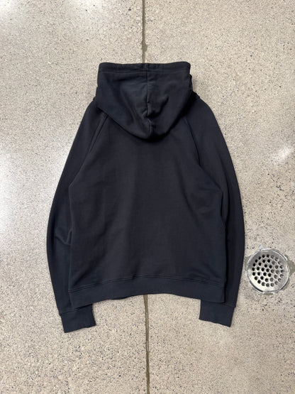 AW2013 Saint Laurent ‘Chain Distressed’ Black Pullover Hoodie