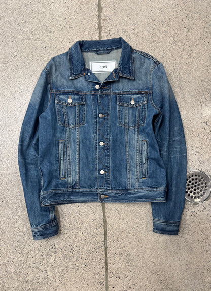 Ami Blue Denim Trucker Jacket