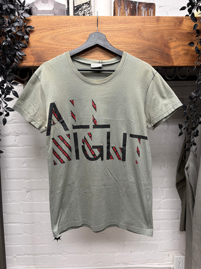 AW2010 Dior Homme ‘Party All Night’ Slogan T-Shirt