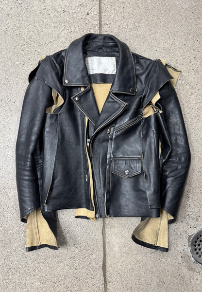 AW2012 Maison Margiela x H&M ‘Unfinished’ Leather Jacket