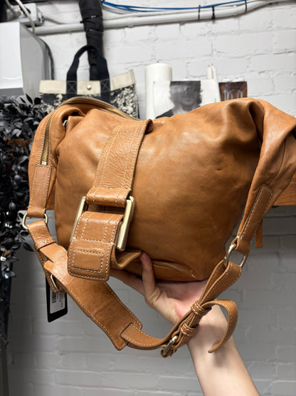 Givenchy Brown Calfskin Leather Shoulder Hobo Bag