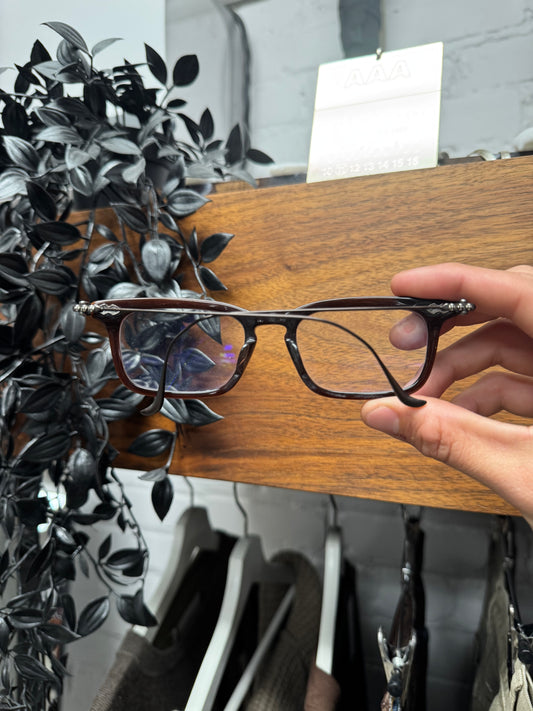 Chrome Hearts ‘Gash’ Brown/Black Gradient Prescription Glasses