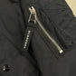 Burberry MA-1 Down Filled Black Nylon Bomber Jacket