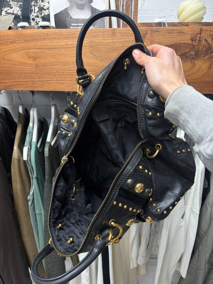 Gucci by Frida Giannini ‘Babouska’ Leather Bag with Gold ‘GG Heart’ Hardware & Studding