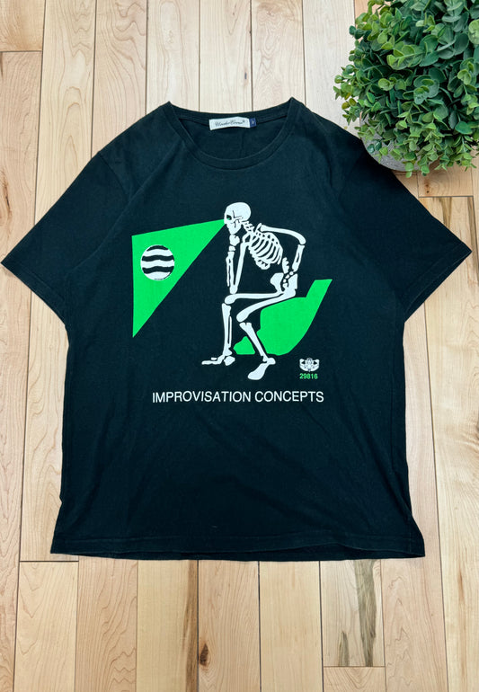 Undercover ‘Improv’ Skeleton Black Graphic T-Shirt