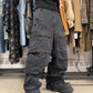 AW2023 Balenciaga Distressed Convertible Black Cargo Pants