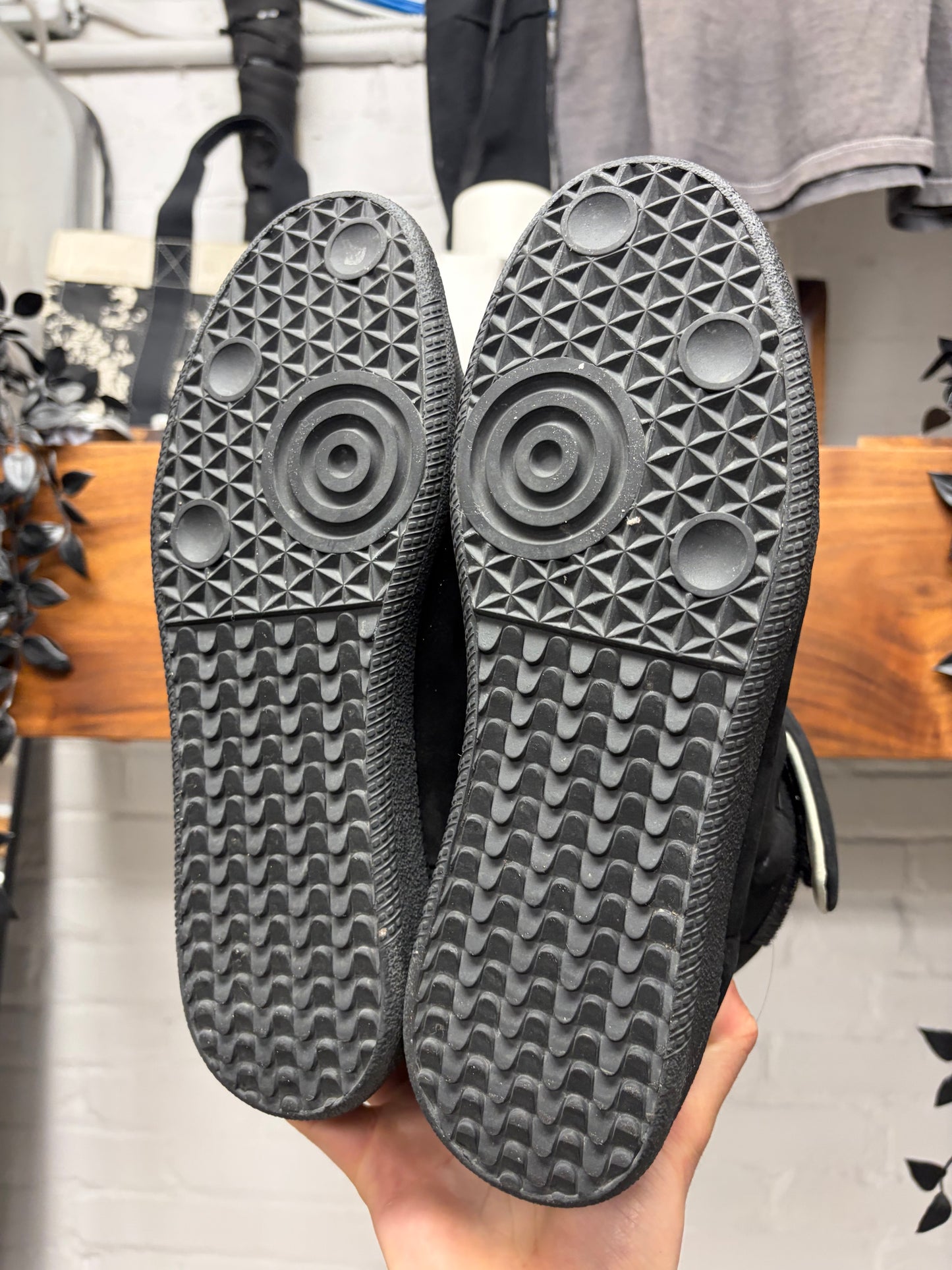 Maison Margiela Black/Silver Toe ‘Future’ Leather High Top Sneakers