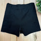 Issey Miyake Wrap Skirt Black Mini Shorts