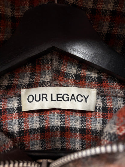 Our Legacy ‘Gimp’ Plaid Full Zip Hoodie