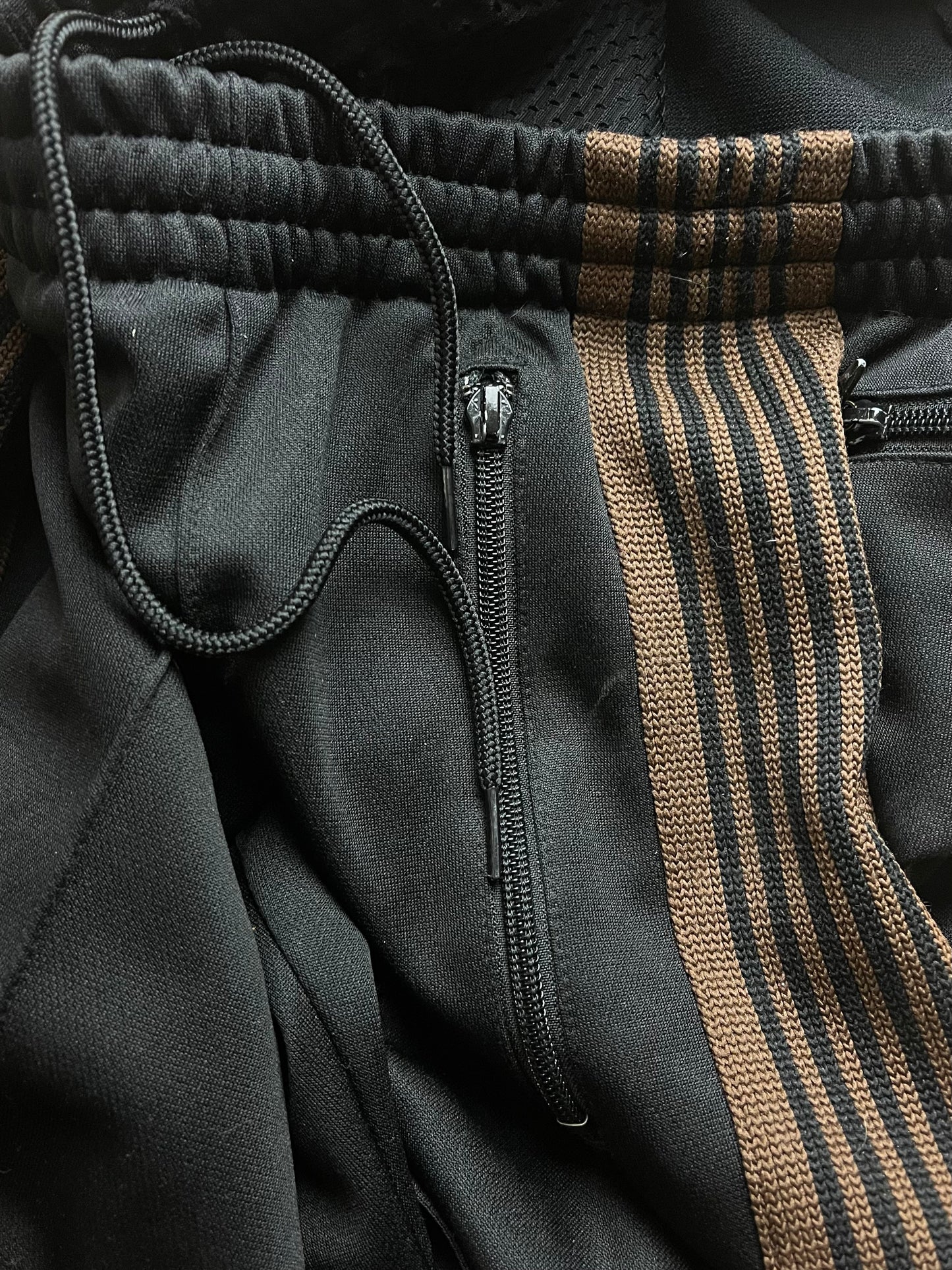 Needles Brown/Black Striped Track Pants