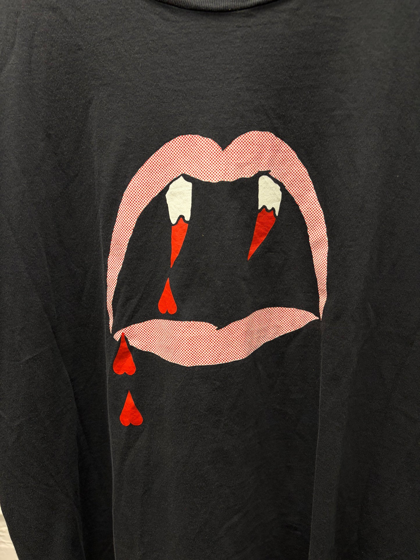 SS2016 Saint Laurent ‘Blood Luster’ Black Graphic T-Shirt
