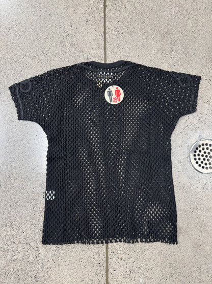 Vintage Jean Paul Gaultier Black Mesh ‘Infinity’ T-Shirt